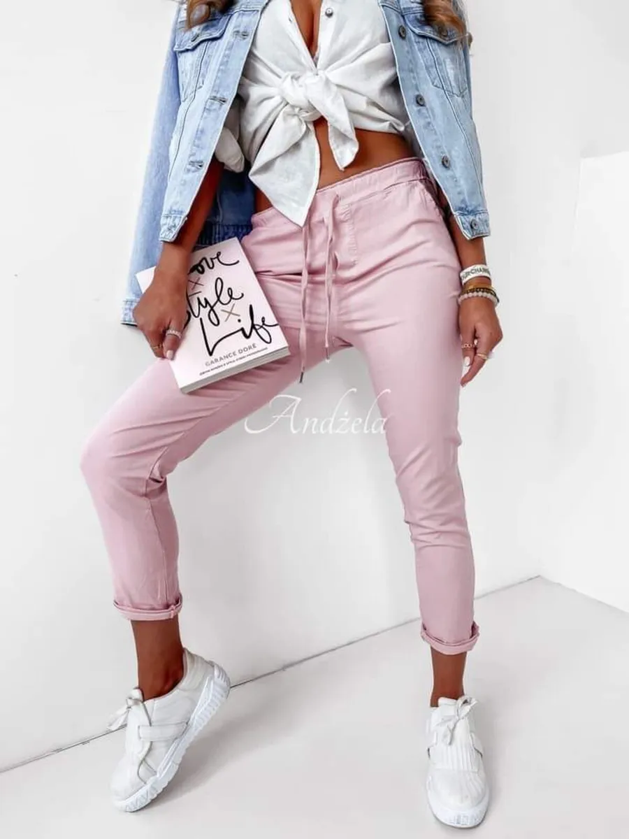 ladies italian stretch trousers 10/16 - Image 3