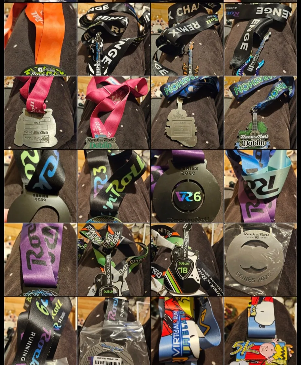 Rock and Roll Running Medals - Image 1