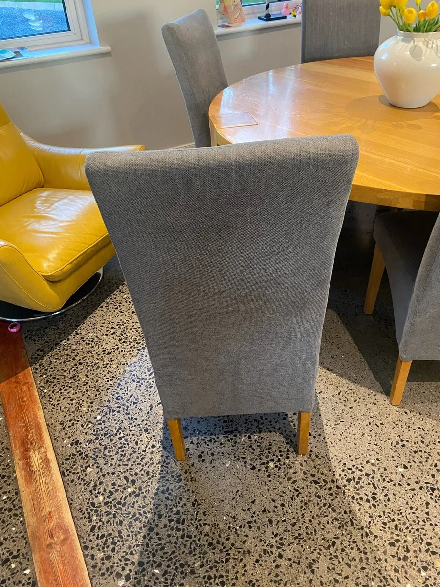 Dining chairs x 6 - Image 2