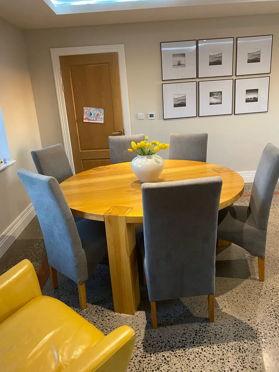 Dining chairs x 6 - Image 3
