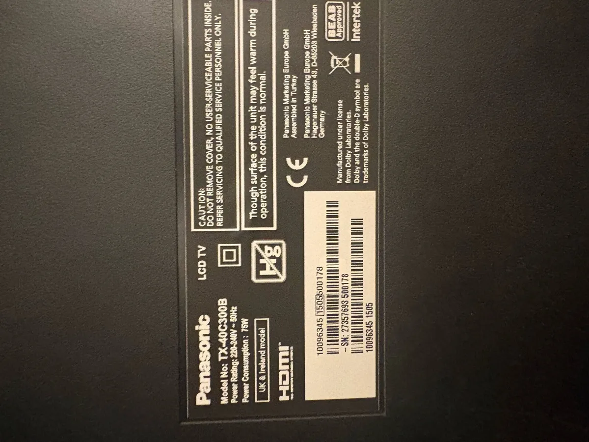 Panosonic 40 inch tv - non smart tv - Image 3