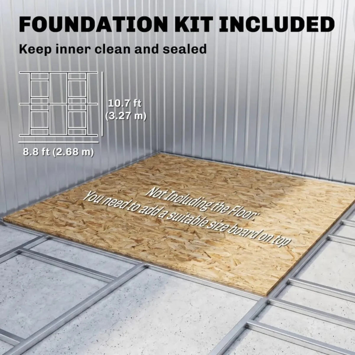 13 x 11ft Large Metal Storage Shed Sliding Doors - Image 3