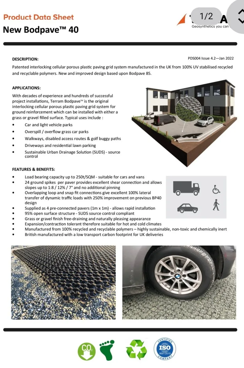 Terram paving Grid - Image 2
