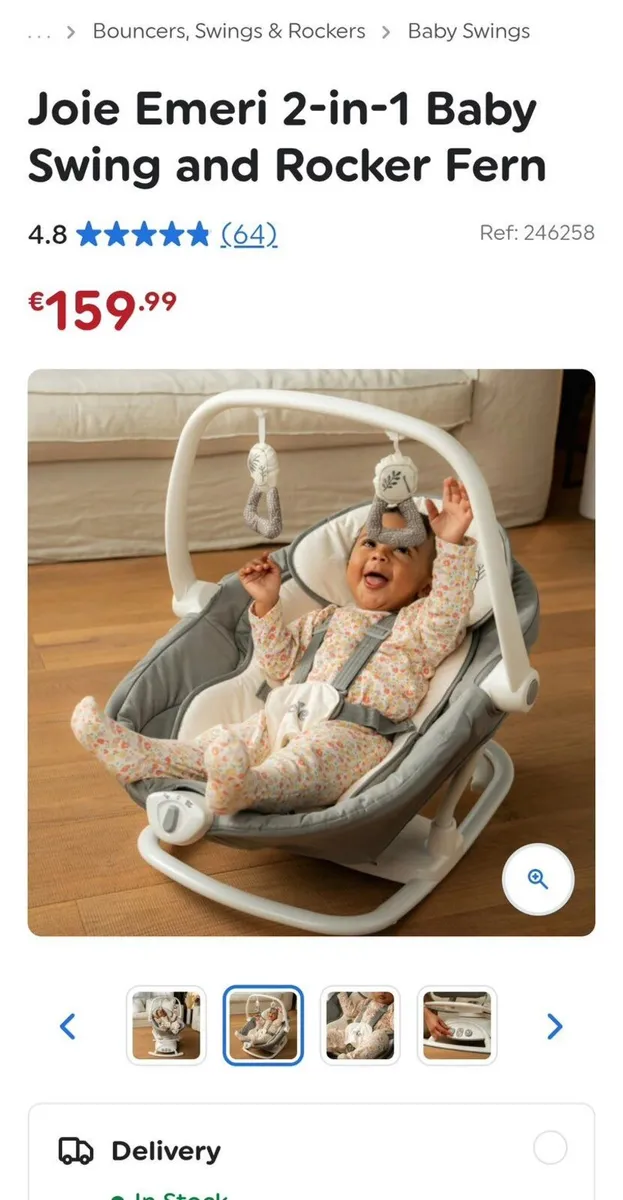 Jole baby 2-1 swinger/rocker - Image 3