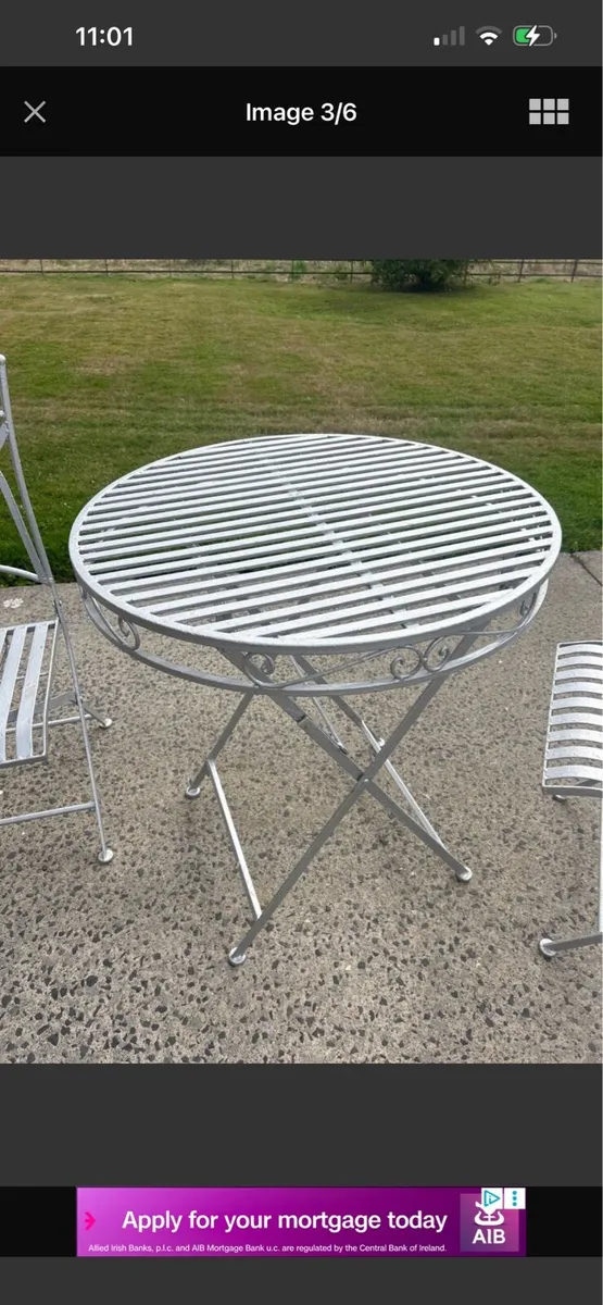 3 piece patio set - Image 1