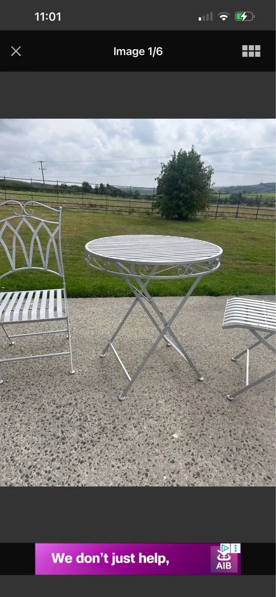 3 piece patio set - Image 2