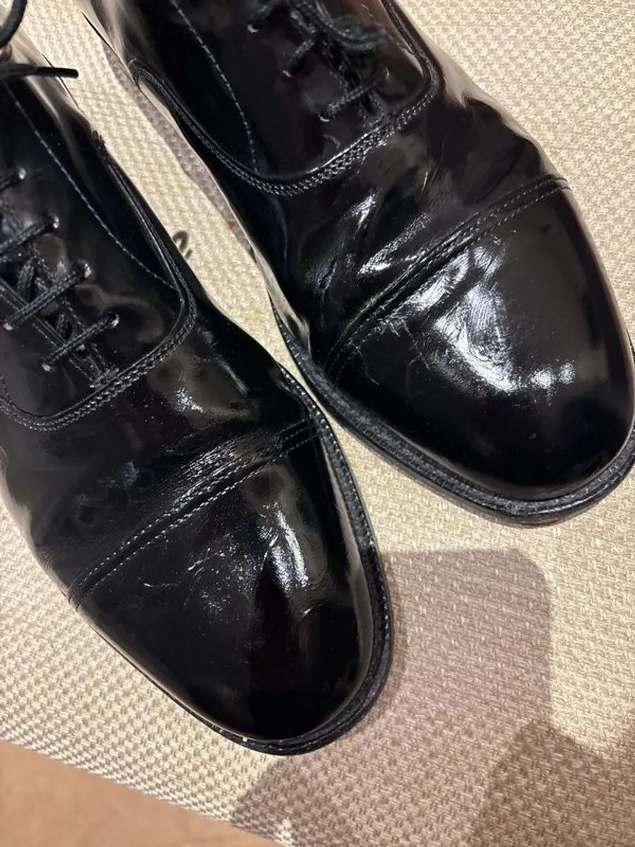 Sanders Andy Calf Skin Leather Oxford Laced Shoes - Size 10 - Image 2