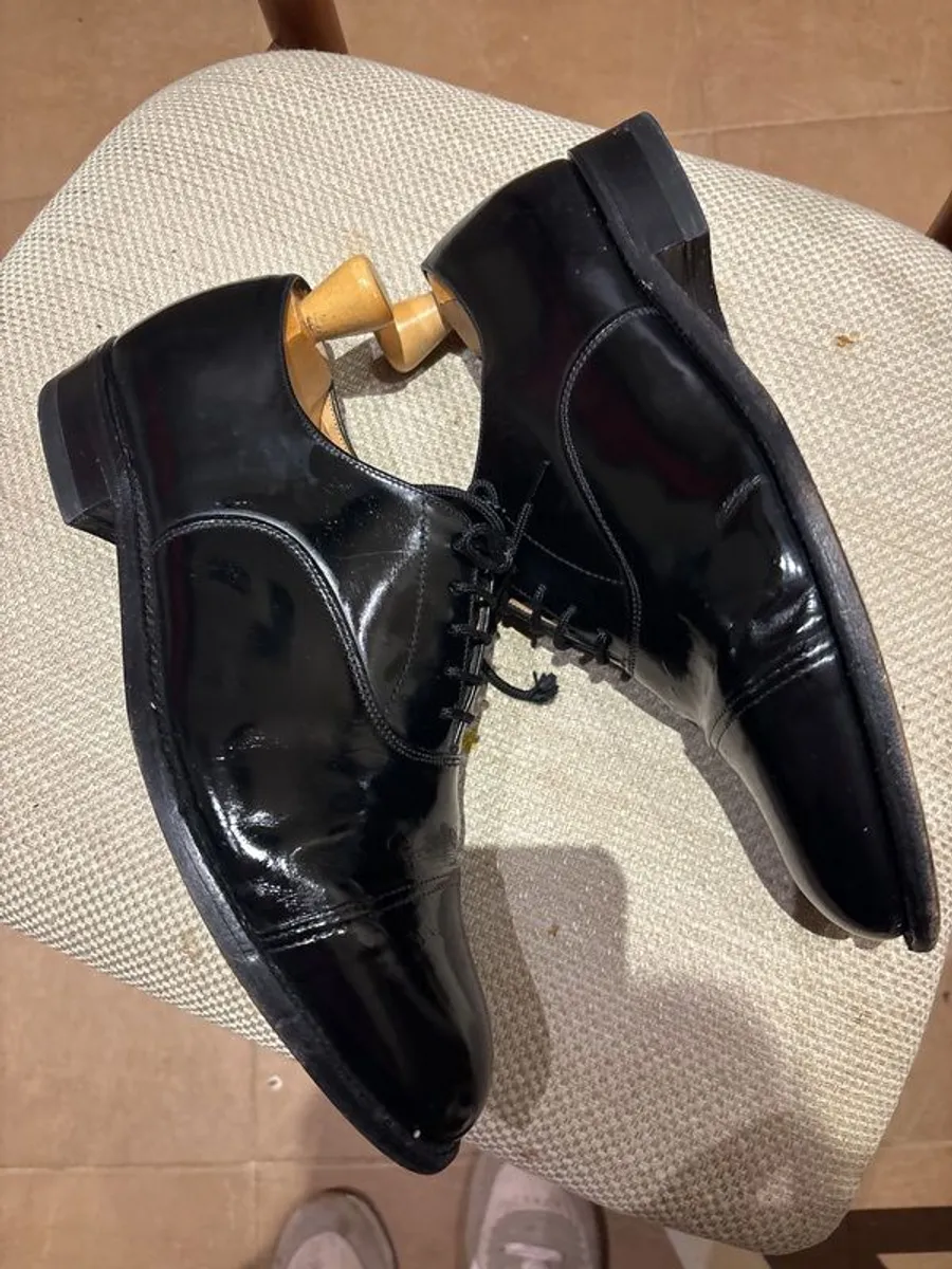 Sanders Andy Calf Skin Leather Oxford Laced Shoes - Size 10 - Image 3