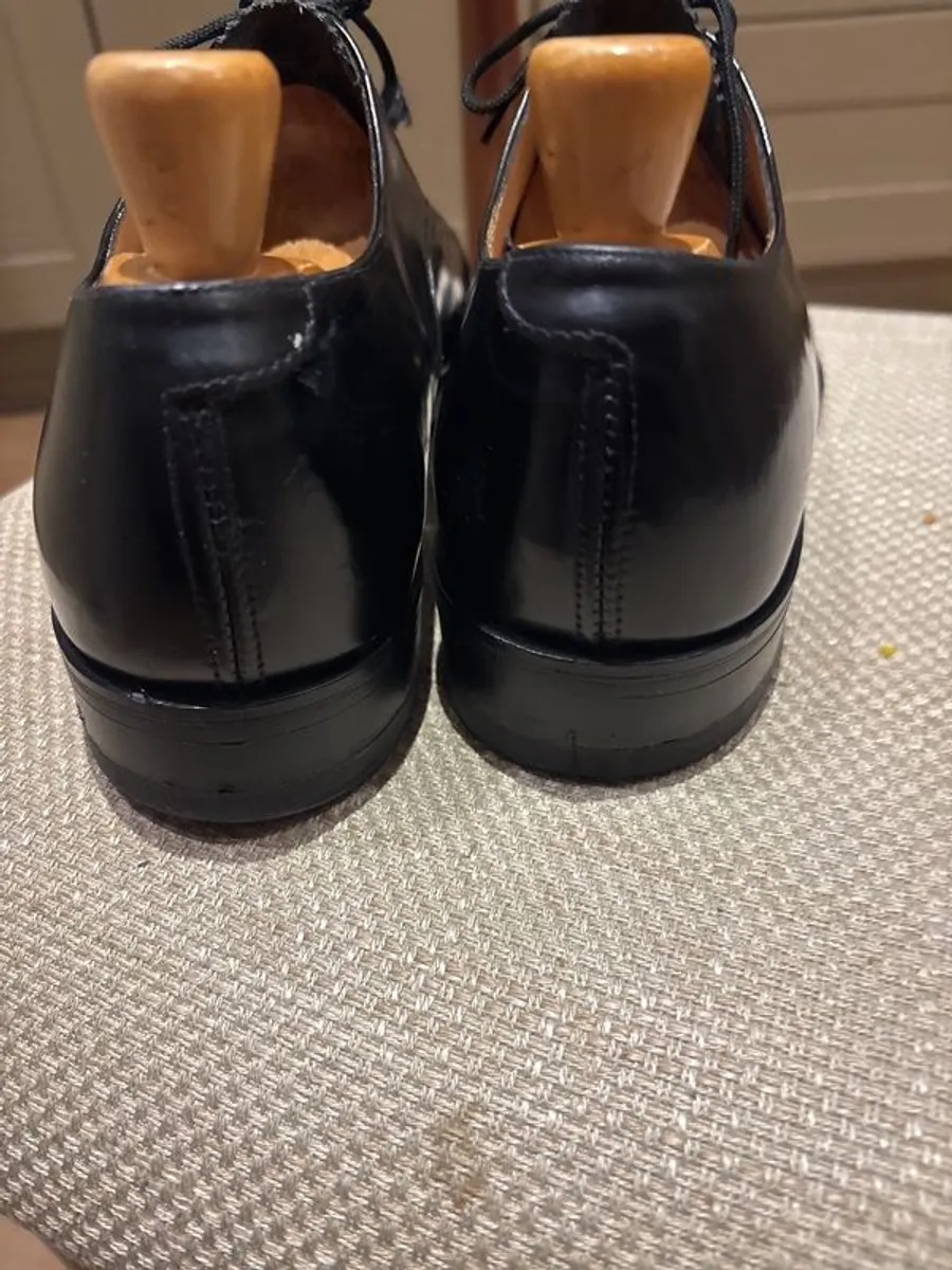 Sanders Andy Calf Skin Leather Oxford Laced Shoes - Size 10 - Image 4