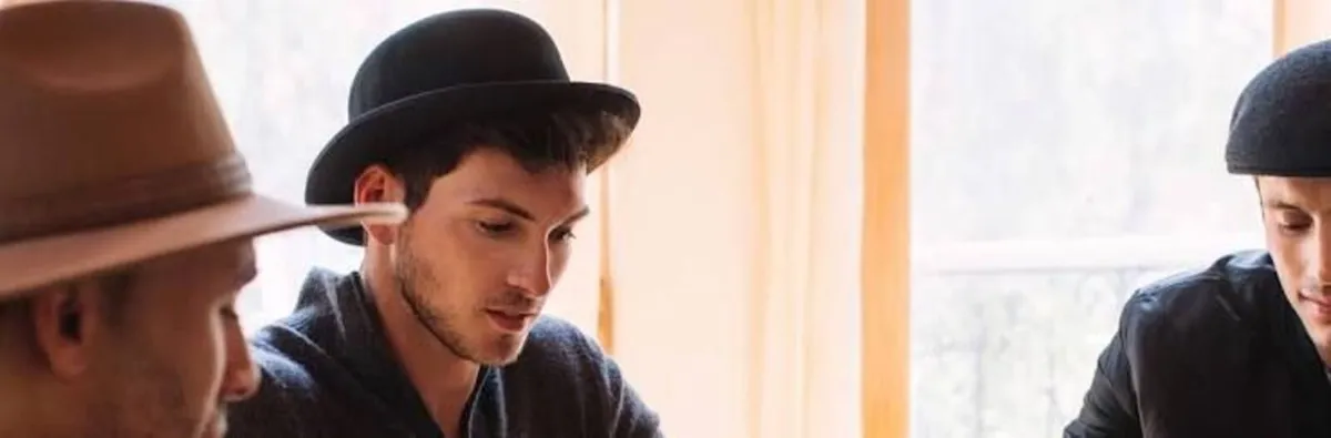 Genuine Vintage Black Bowler Hat For Wedding Suit - Image 2