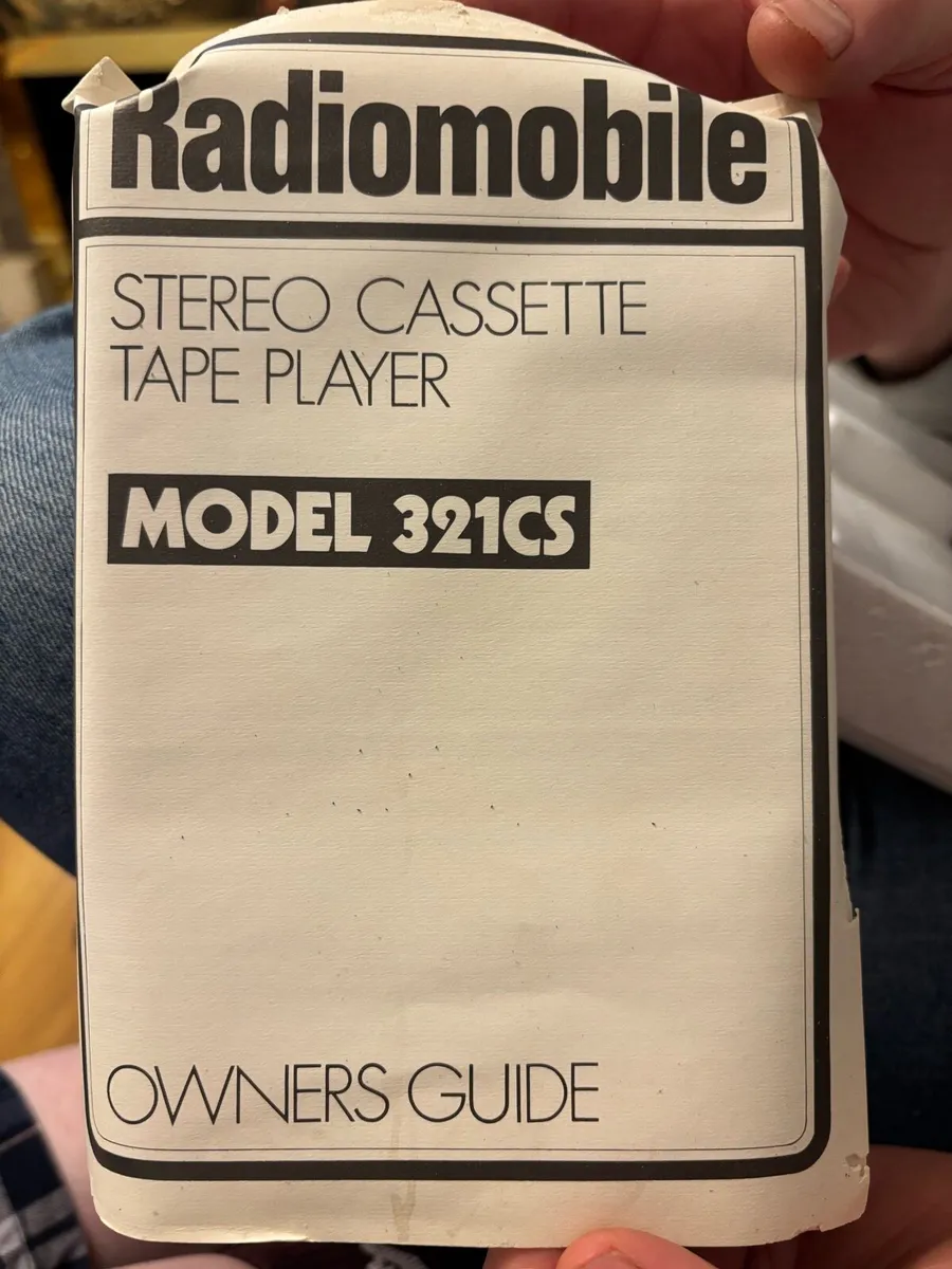 Stereo Cassette Tape Player - Image 1