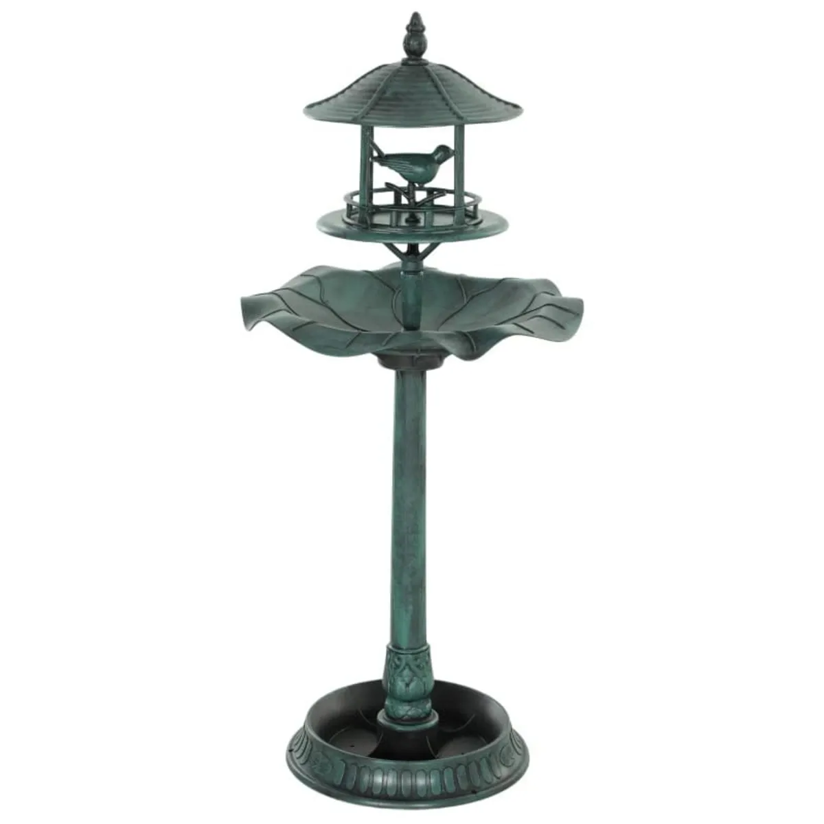 3-in-1 Garden Bird Bath, Freestanding Birdbath wit - Image 1