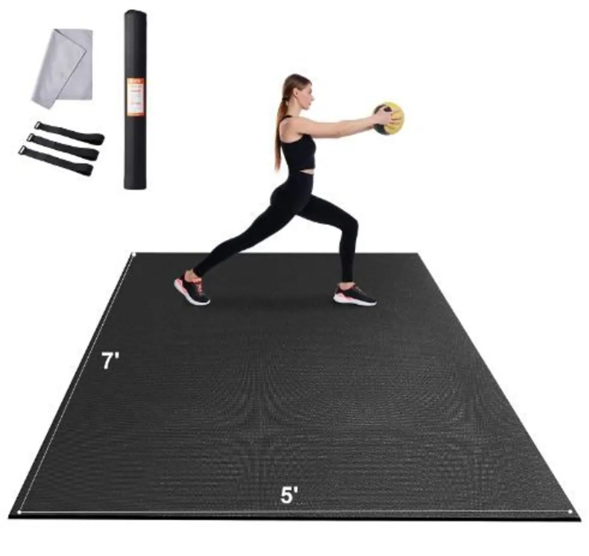 Exercise Mat, Non Slip High Density Premium - Image 3