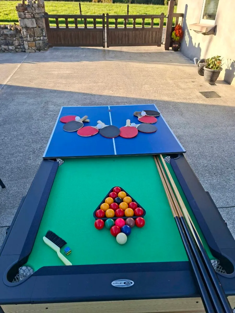 Multipurpose pool/snooker and table tennis table - Image 2