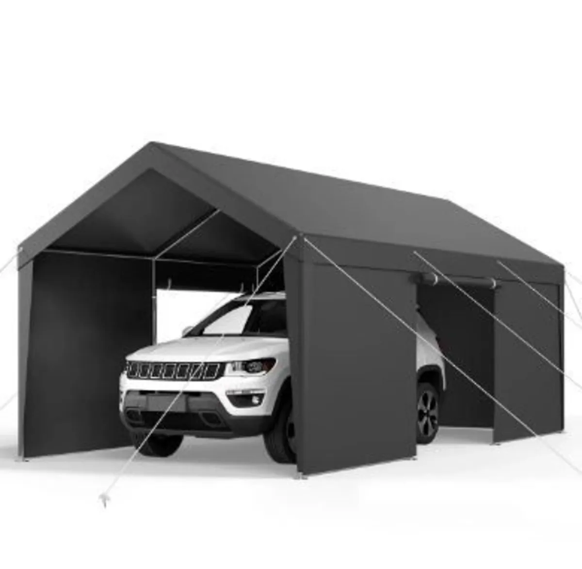 Carport, 10 x 20 FT Outdoor Car Canopy - Image 4