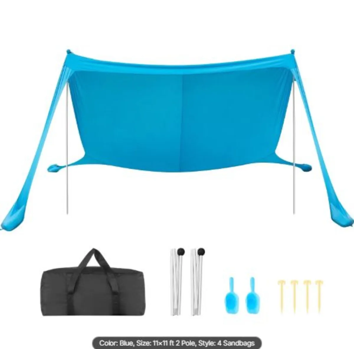 Beach Tent Sun Shelter, UPF50+ Sun Protection, - Image 1