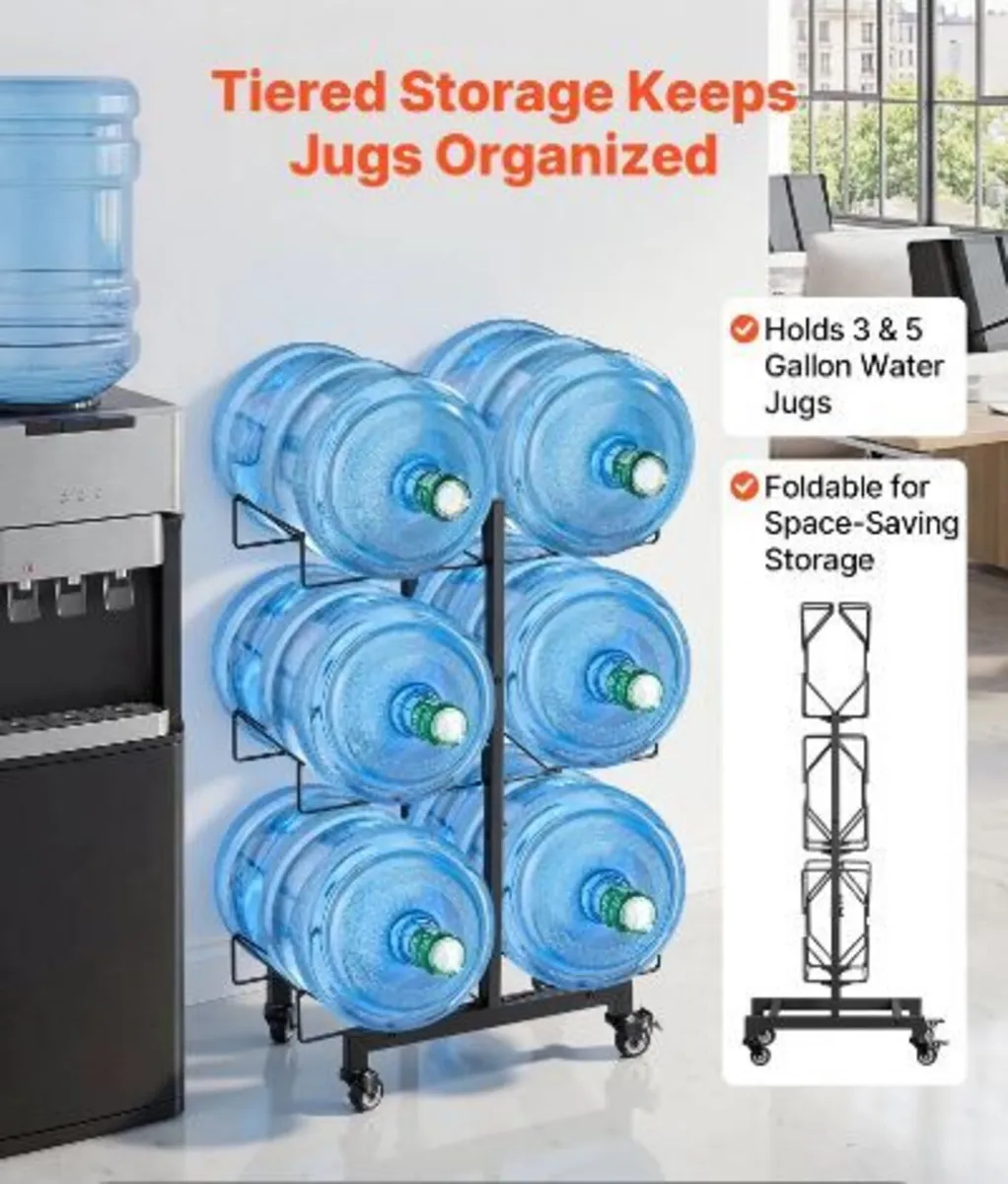 Water Jug Holder, 3 Tiers Double - Image 3
