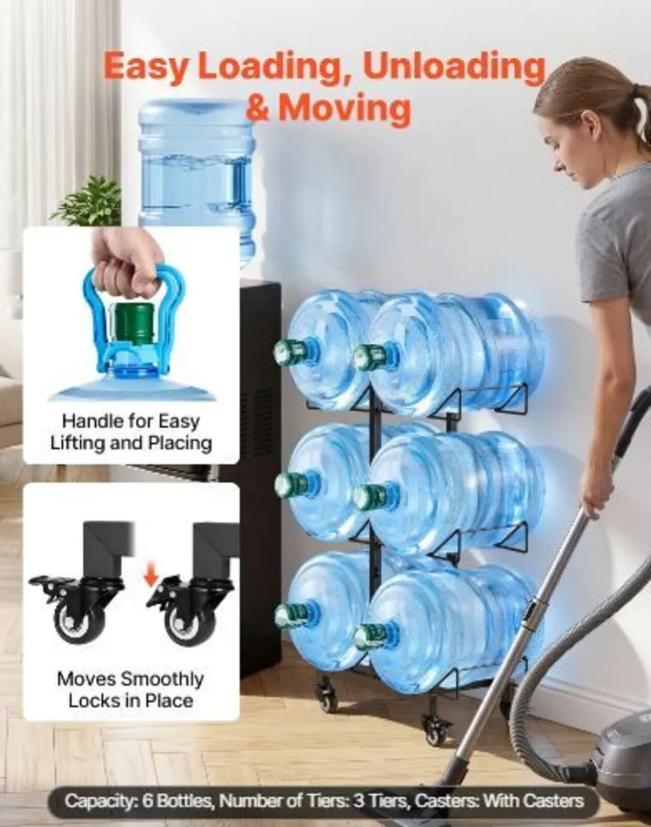 Water Jug Holder, 3 Tiers Double - Image 4