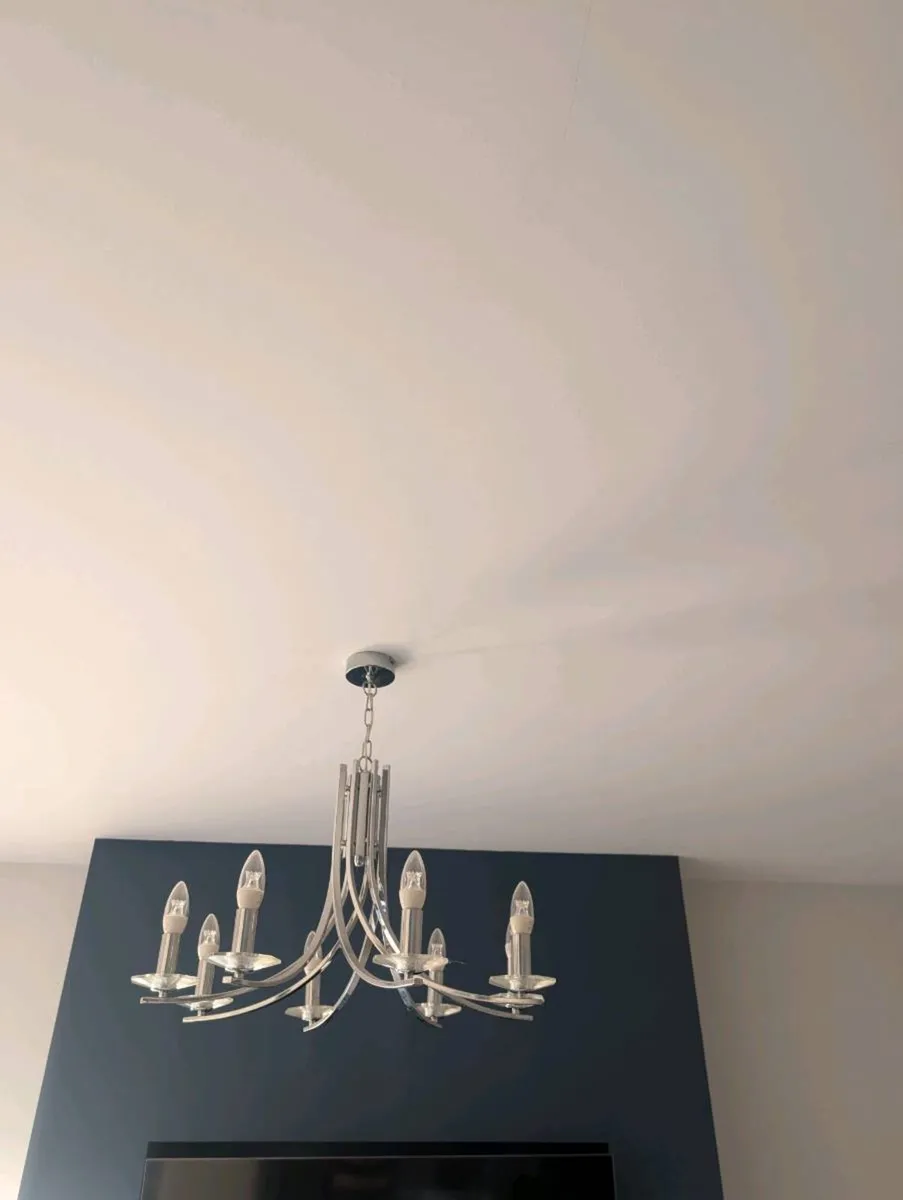 Shiny Ascona hanging light with 8 bulbs - Image 1