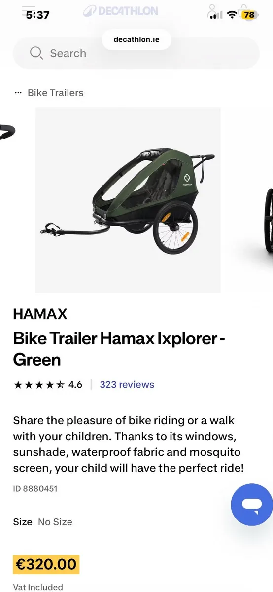 Cart / trailer for kids - Image 1