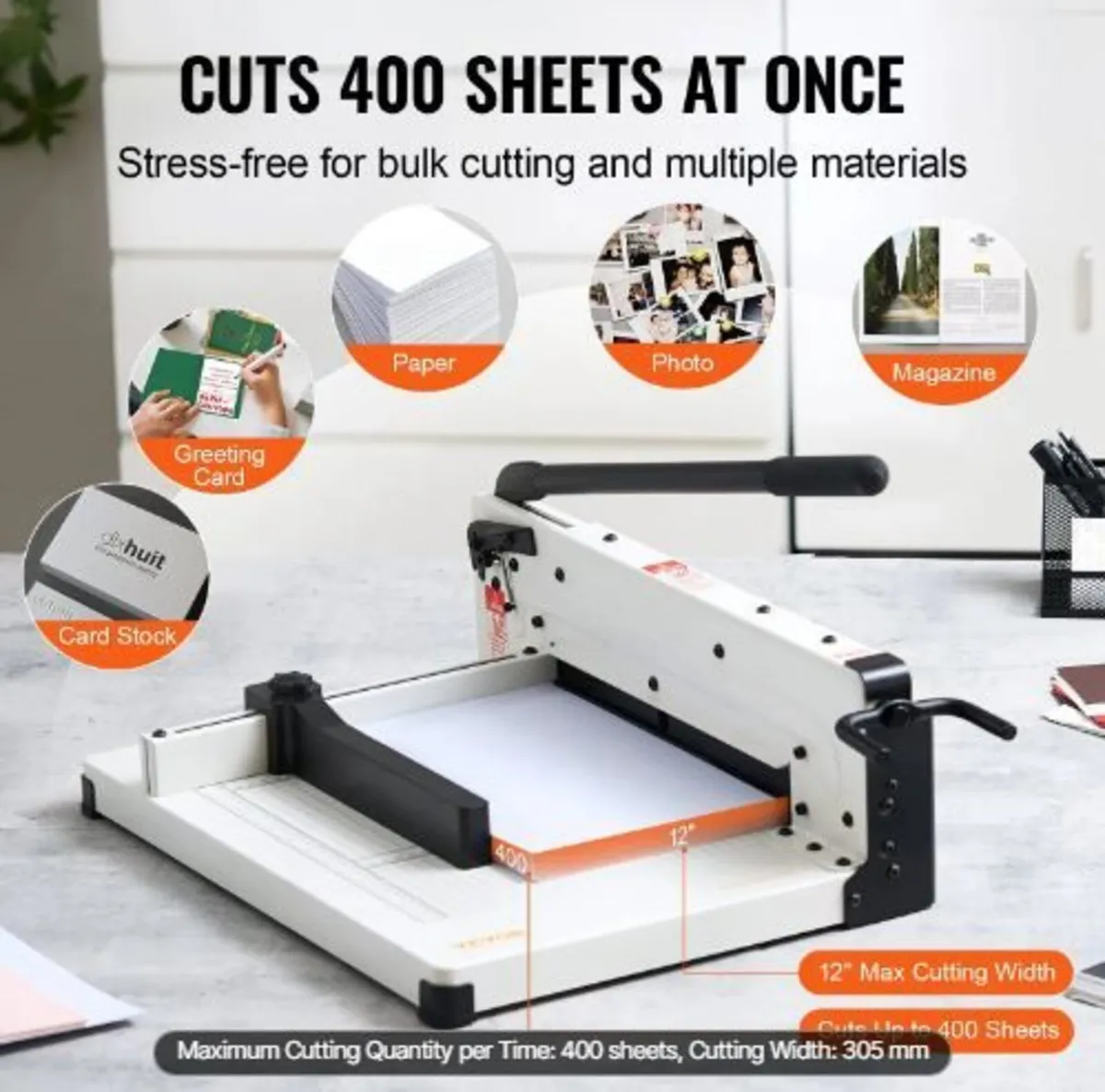 Paper Cutter 30.5 cm A4 Guillotine Paper Trimmer - Image 1