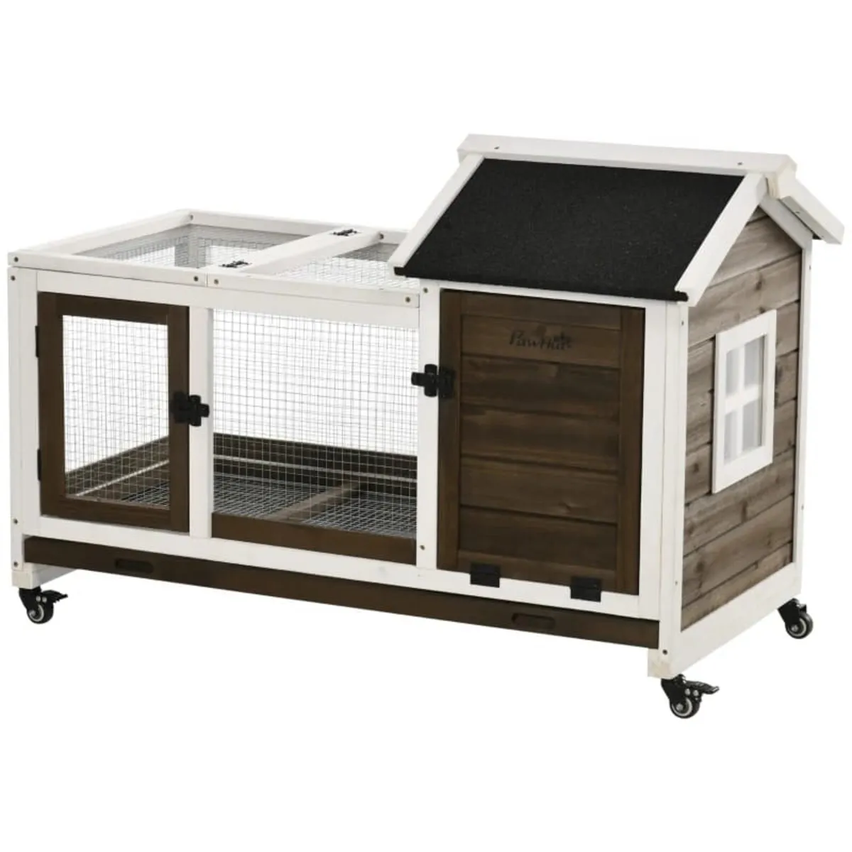 Wooden Rabbit Hutch, Guinea Pig Cage, with Removab - Image 1