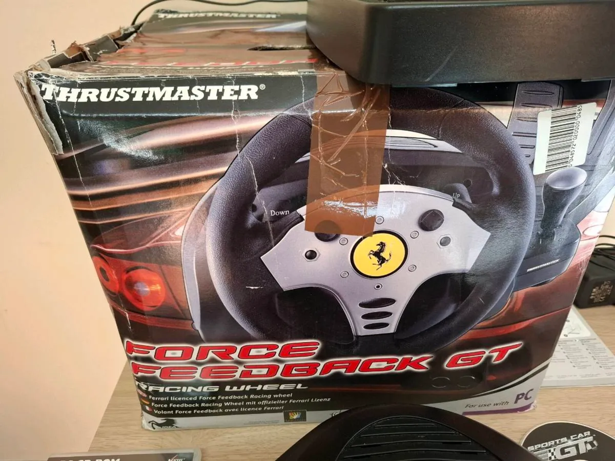 Thrustmaster Ferrari GT PC Steering Wheel & Pedals - Image 4