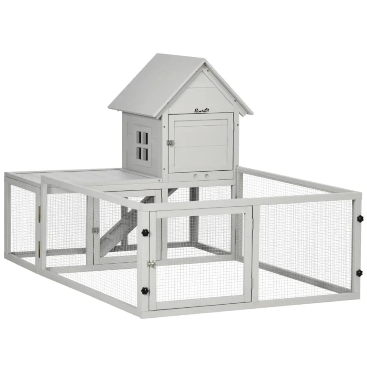 Indoor Rabbit Hutch, Guinea Pig Cage, with Slide-O - Image 1