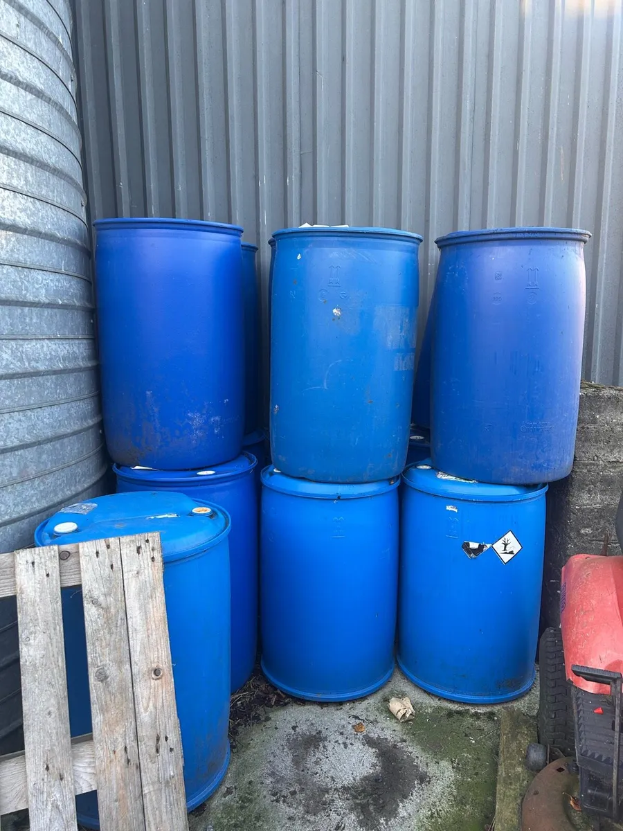 Blue Barrels