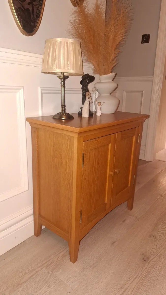 Traditional Wooden Storage Cabinet - Warm Honey Oa - Image 2