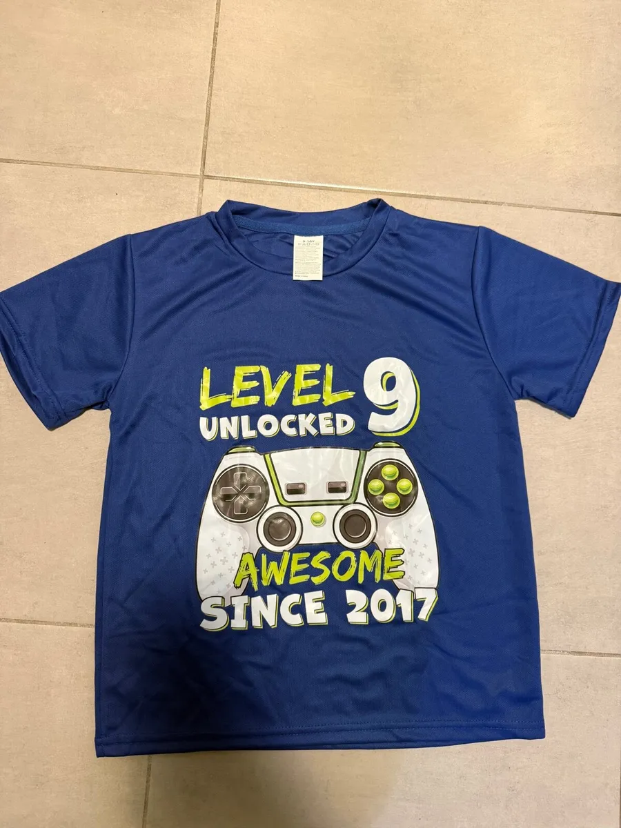 birthday t-shirt "9th Birthday size 9-10 years - Image 1