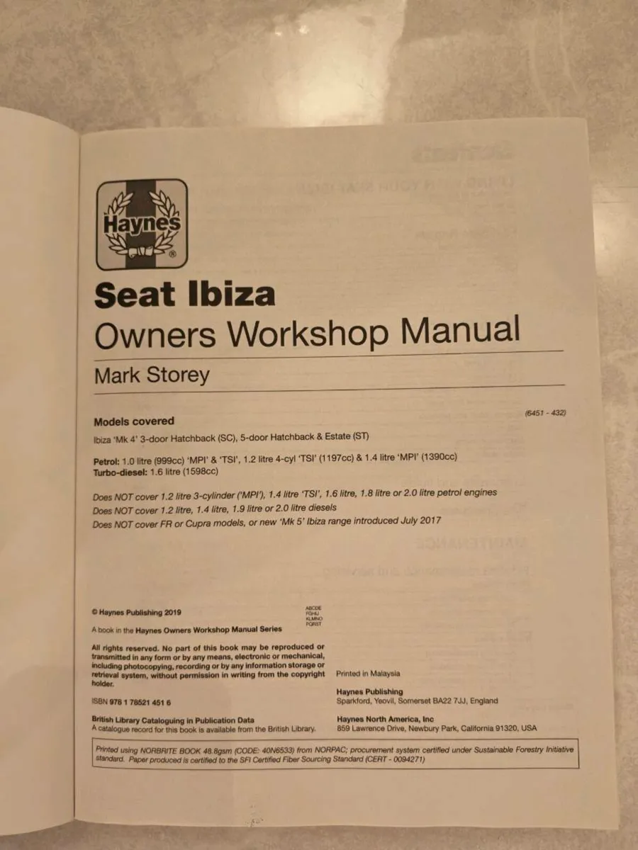 haynes Manual - Image 2