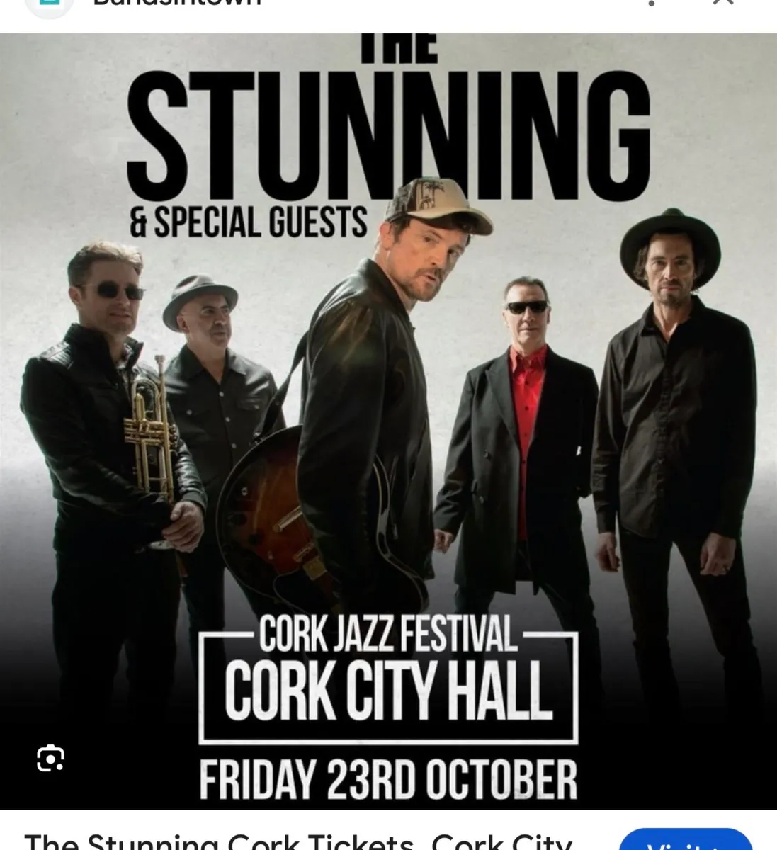 The Stunning concert tickets