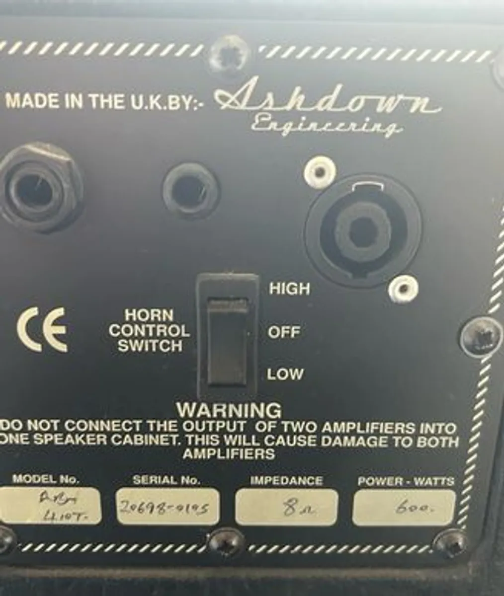 Ashdown 4x10 bass cabinet 600W - Image 3