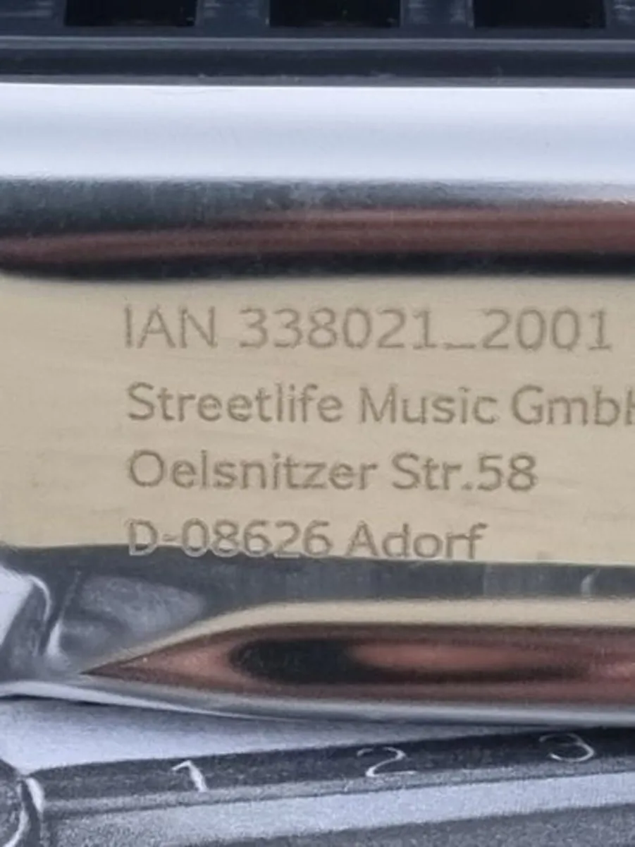 German 10-hole harmonica by Streetlife Music - Image 3