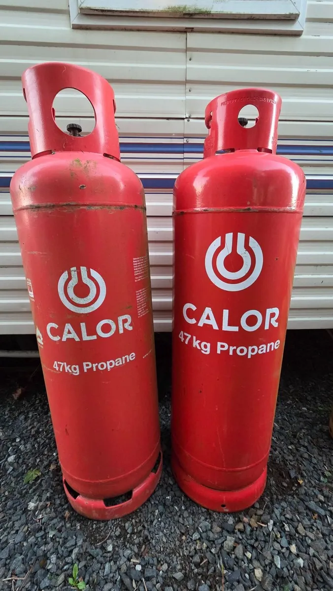 2 x 47kg Propane Gas Cylinders - Mobile Home Heat - Image 1