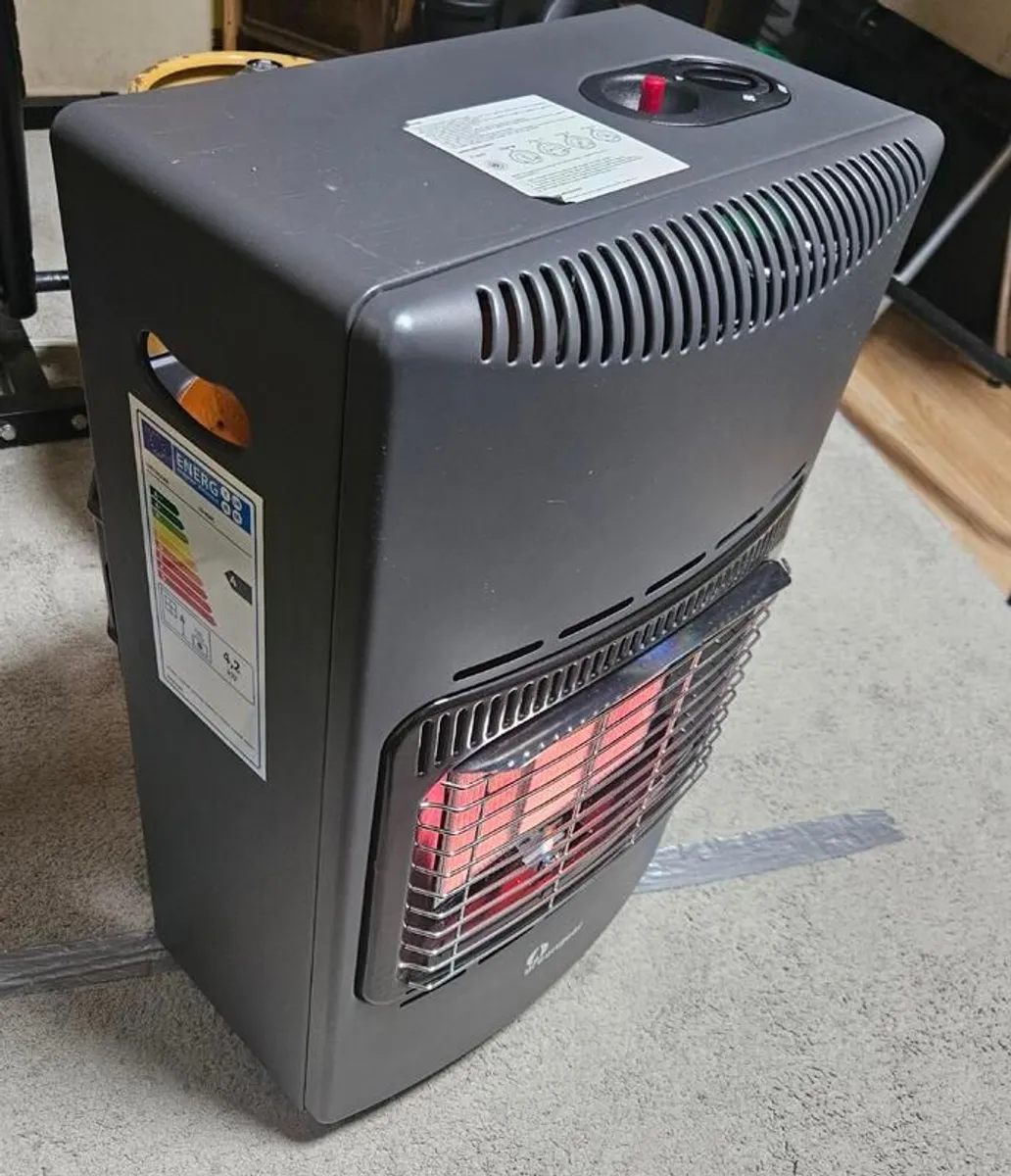 Greengear 4.2kW Portable Gas Heater + Empty Gas Cylinder - Image 1