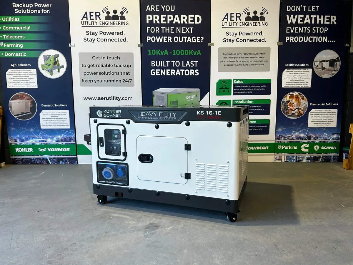 Könner & Söhnen 🇩🇪16kVA  Diesel Generator €6750 - Image 3