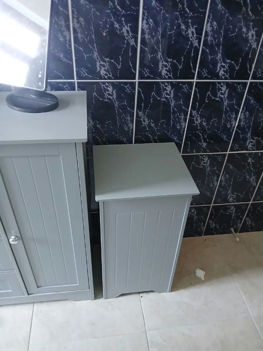 bathroom furniture grey new - Image 1
