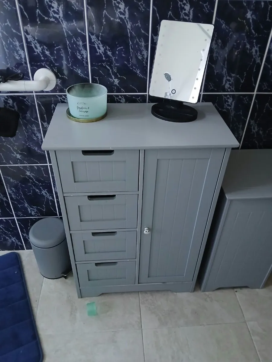 bathroom furniture grey new - Image 2