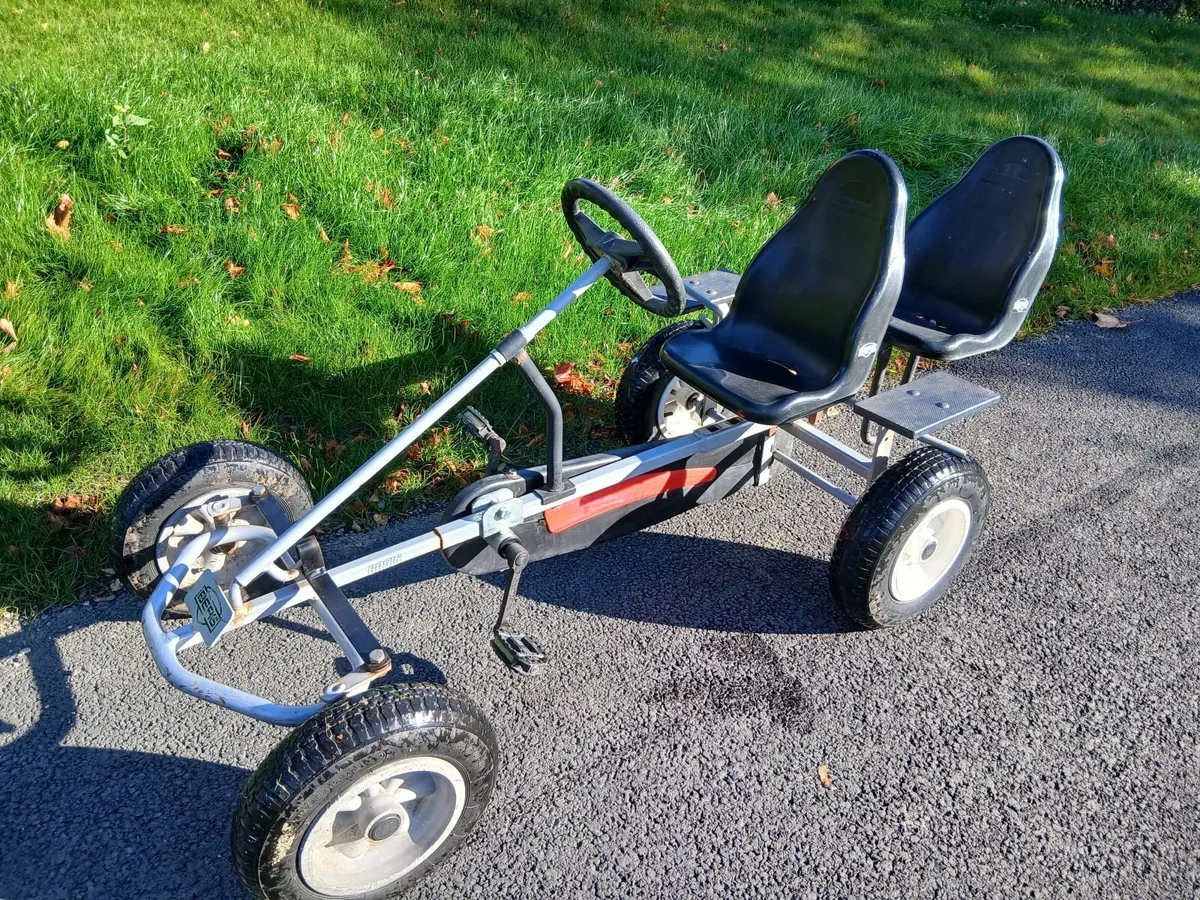 Berg Go Kart silver 2 seats - Image 1