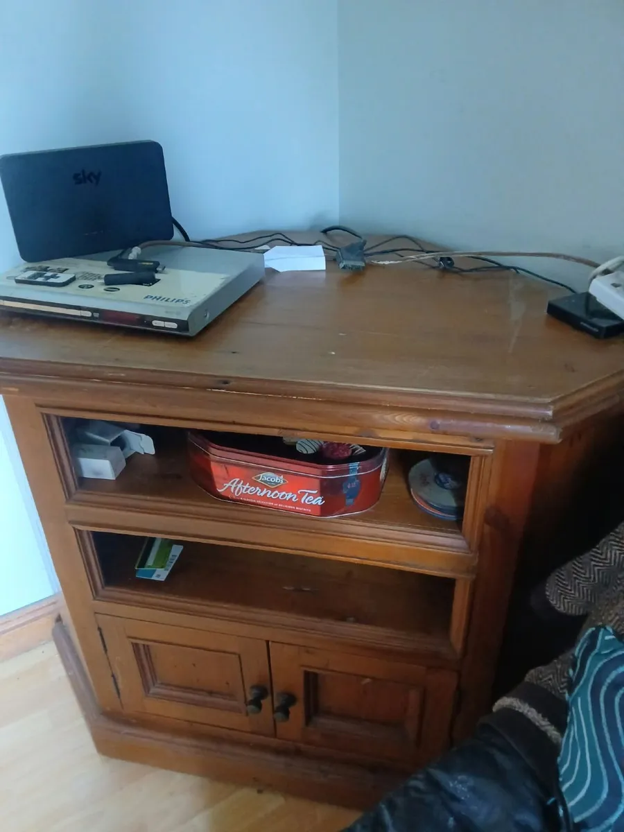 Living room wood cabinet