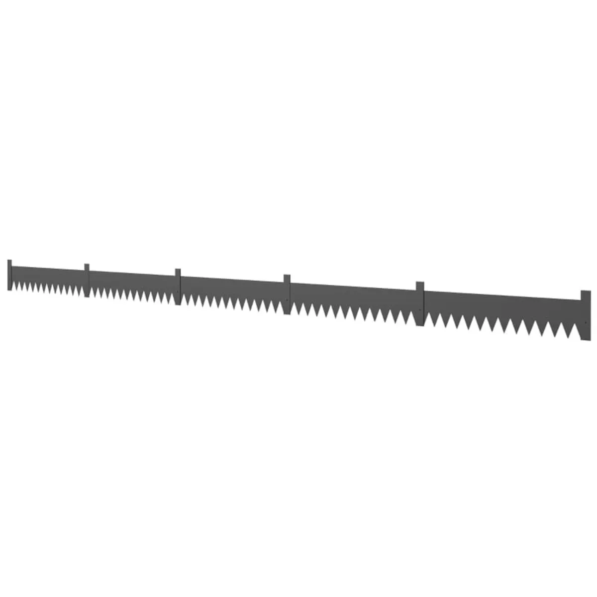 5pcs Garden Fence, Metal Picket Fence Panels, 102x - Image 1