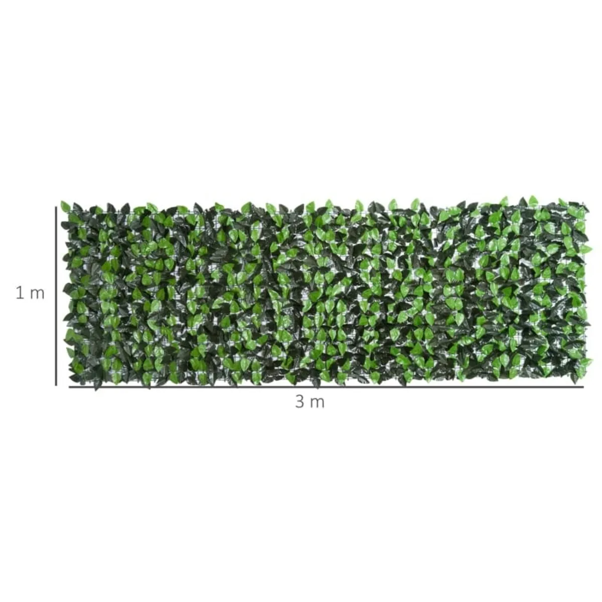 Artificial Leaf Hedge Screen Privacy Fence Panel f - Image 2