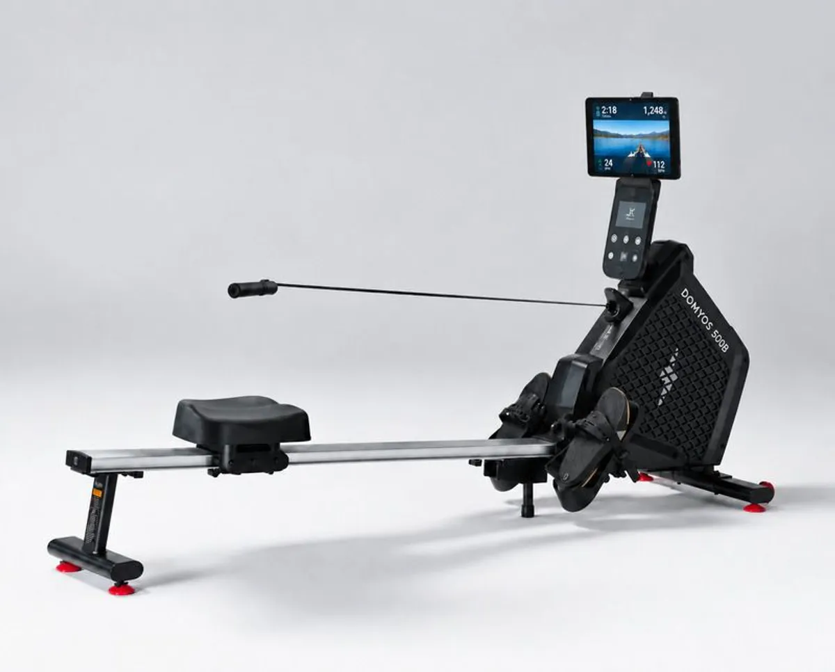 DOMYOS Smart Training Rowing Machine - Image 1