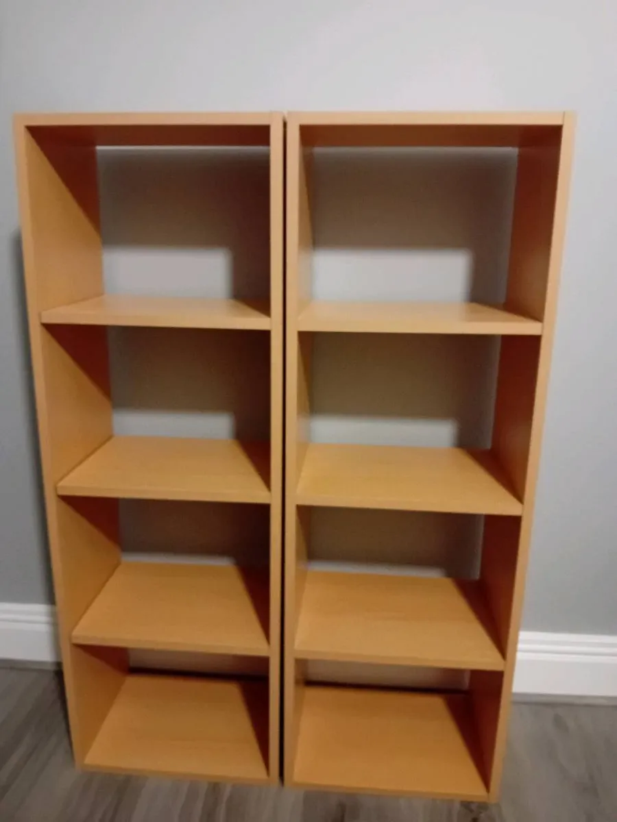 2 Wooden Book Shelves/Storage - Image 1