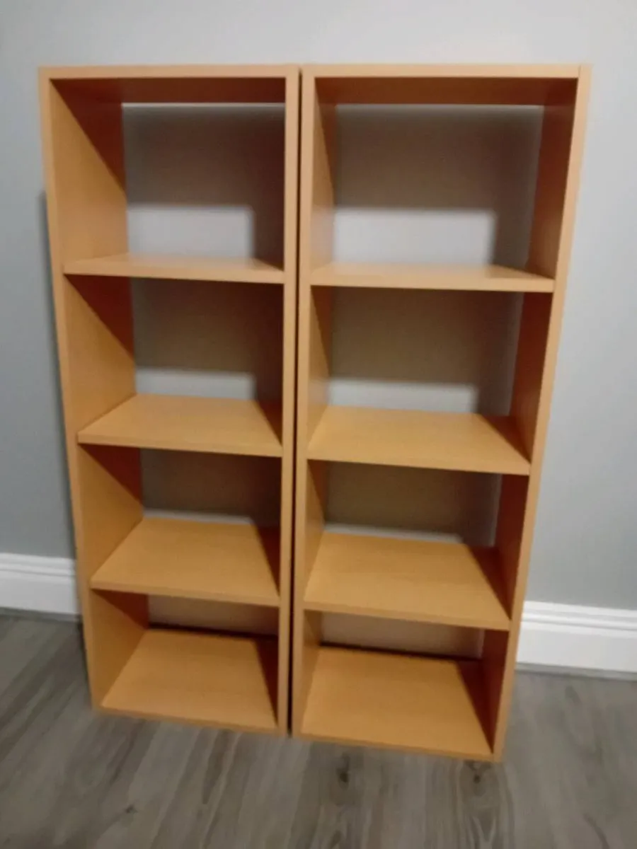 2 Wooden Book Shelves/Storage - Image 2