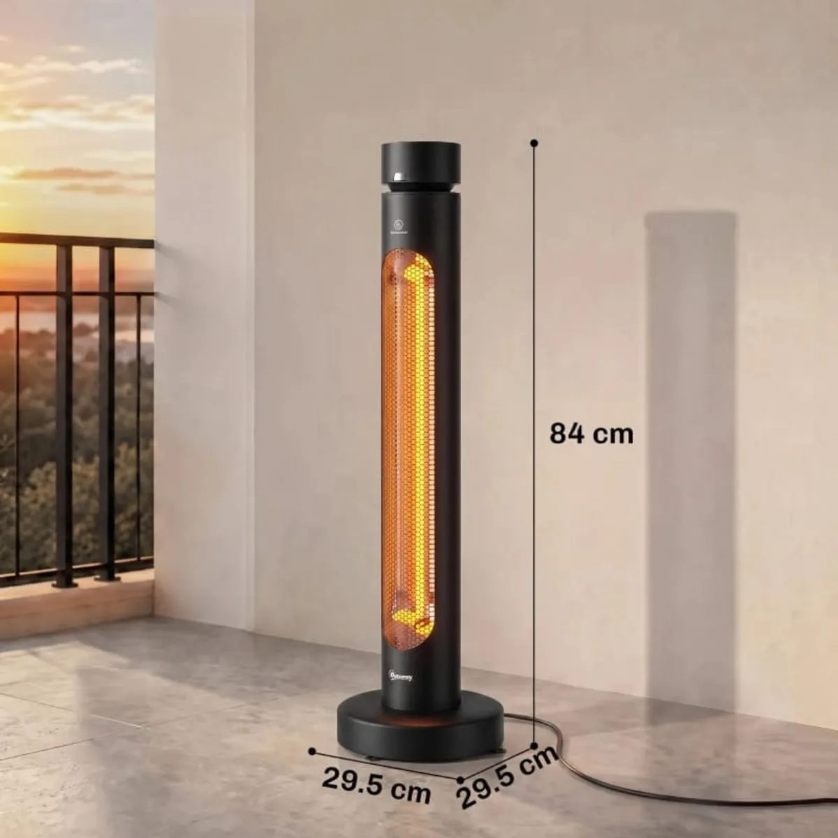 2000 W Electric Infrared Patio Heater, Free Standi - Image 3