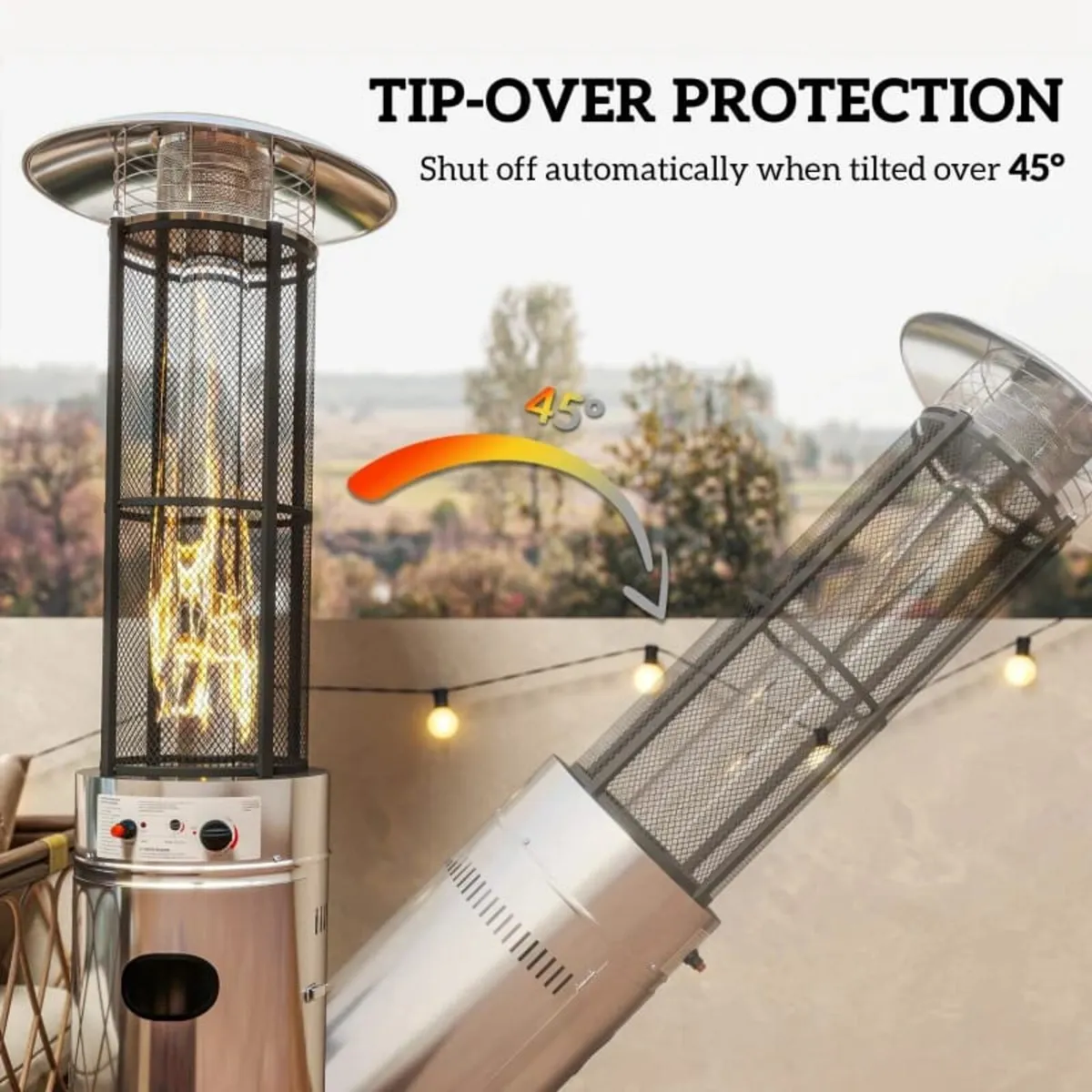 11Kw Adjustable Heat Gas Patio Heater

Features:
3 - Image 3