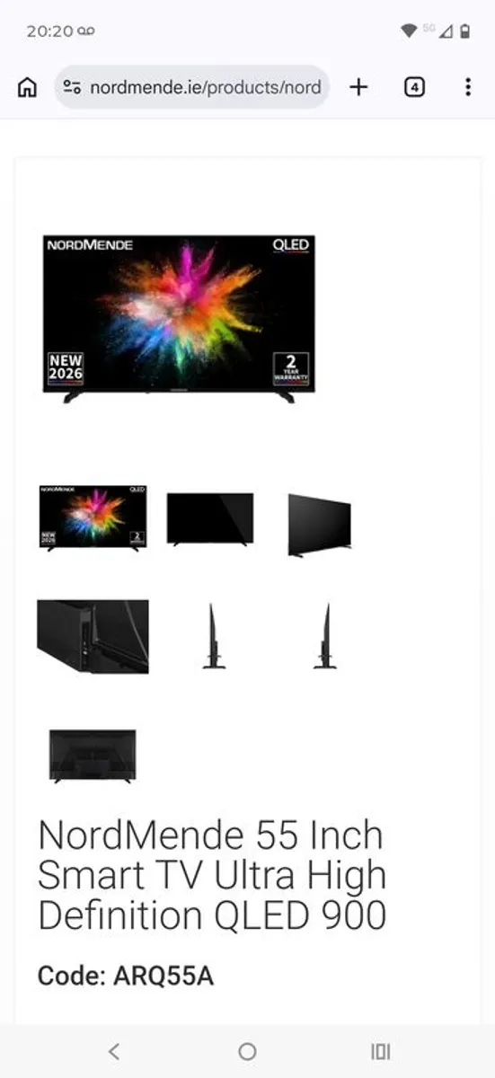 Nordmende 55 inch TV - Image 2